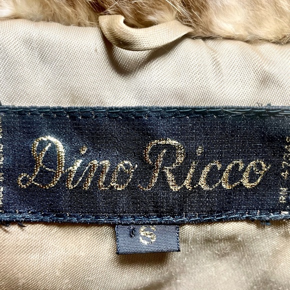 Dino Rocco Natural Genuine Rabbit Fur Size Small - Picture 4 of 6